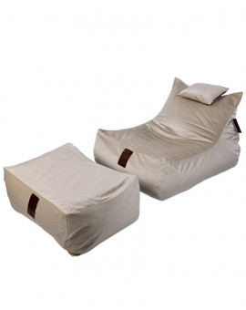 Sedací vak SET Lounge XXL Luxury Gold | Wegett