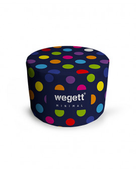 Sedací vak Taburet Minimal Bubble Blue | Wegett