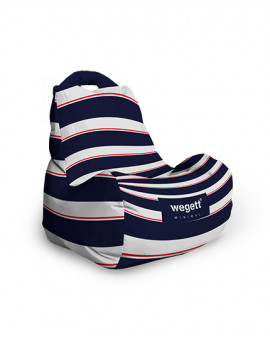 Sedací vak Classic Minimal Marine | Wegett