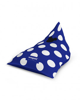 Sedací vak Triangle Minimal MM Blue | Wegett