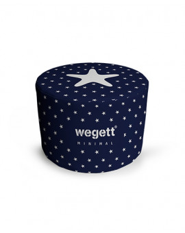 Sedací vak Taburet Minimal Star Blue | Wegett