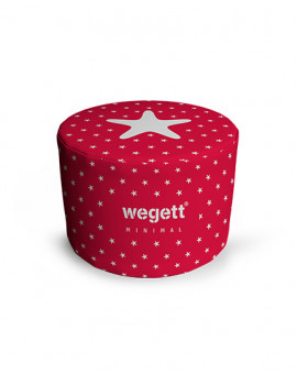 Sedací vak Taburet Minimal Red | Wegett