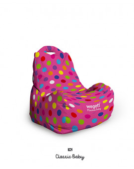 Sedací vak BABY Classic Bubble Pink | Wegett