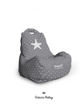 Sedací vak BABY Star Grey | Wegett